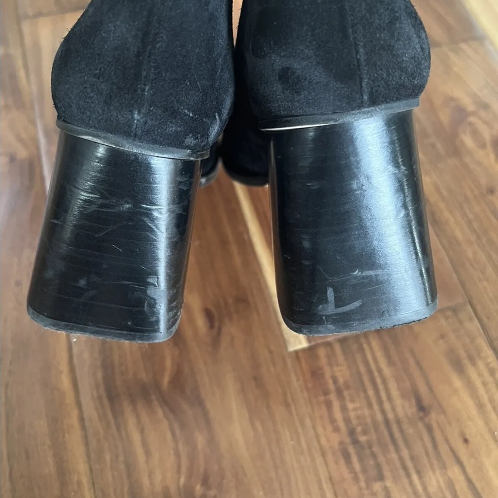 Alohas south black suede boots 38 US 8 - Picture 4 of 10